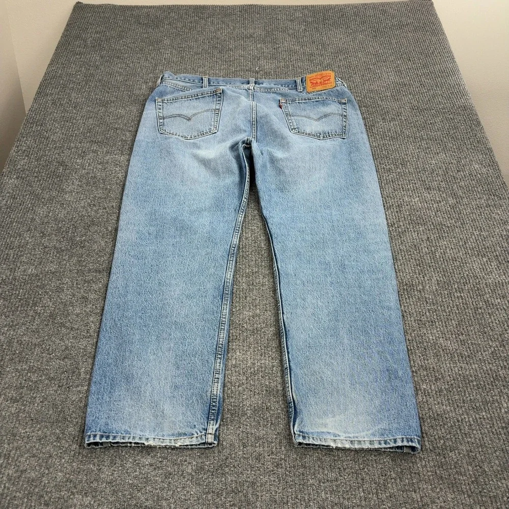 Levis 550 Jeans Mens‎ 42 Light Wash Denim Relaxed Fit Streetwear Casual